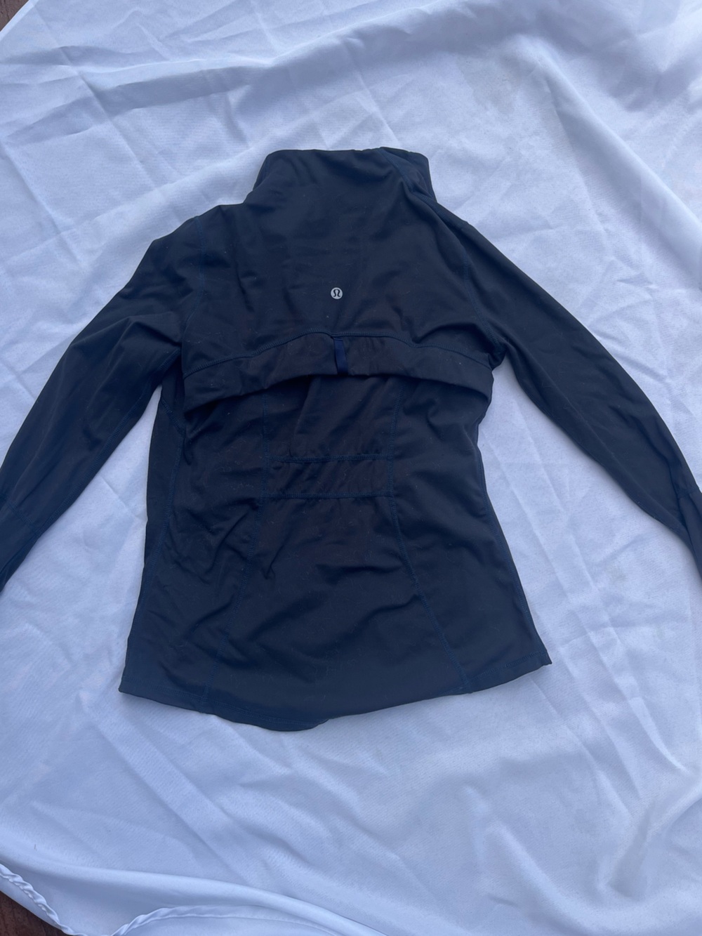 Black Lululemon Long Sleeve Athletic Jacket